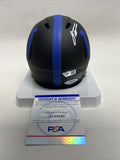 Jonathan Taylor Autographed Indianapolis Colts Eclipse Mini Football Helmet, PSA