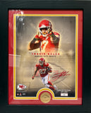 Travis Kelce Kansas City Chiefs Highland Mint Photo & Coin LE Laser Autographed