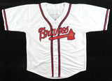 Andruw Jones Signed Atlanta Braves White Jersey (JSA) 10xGold Glove Winner