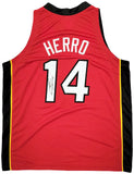 MIAMI HEAT TYLER HERRO AUTOGRAPHED SIGNED RED JERSEY JSA STOCK #207953