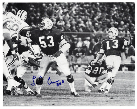 GB Packers Linebacker FRED CARR (d) Signed 8x10 Photo #3 AUTO - GBP HOF - 3 x PB