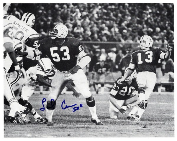 GB Packers Linebacker FRED CARR (d) Signed 8x10 Photo #3 AUTO - GBP HOF - 3 x PB