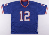 Jim Kelly Signed Bills Jersey (Beckett ) Buffalo's 4xSuper Bowl Quarterback