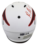Patriots Rob Gronkowski Signed Lunar Full Size Speed Proline Helmet BAS Witness