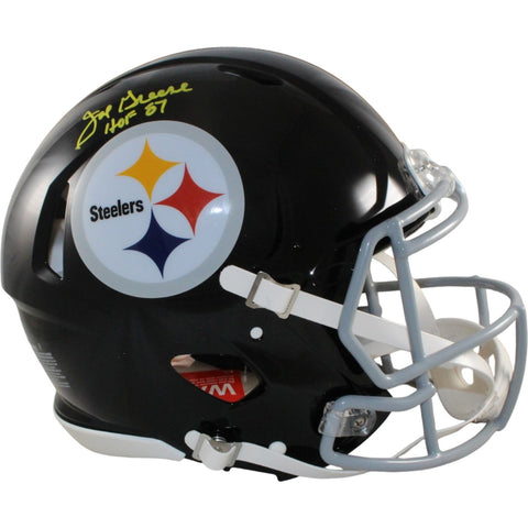 Joe Greene Autographed Pittsburgh Steelers Authentic TB Helmet Beckett WIT 56955
