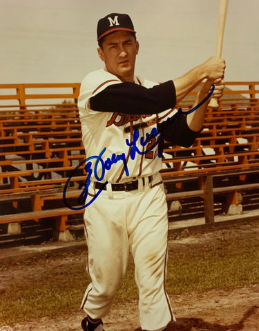 Milw Braves JOHNNY LOGAN (d) Signed 8X10 Photo #1 AUTO