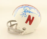 Johnny Rodgers Signed Nebraska Cornhuskers Mini Helmet "Heisman 72." (PSA COA)
