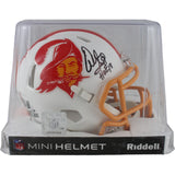 Warren Sapp Autographed/Signed Tampa Bay Buccaneers TB Mini Helmet Beckett 50198