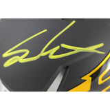 Sam Leavitt Autographed Arizona State Sun Devils Black Mini Helmet Beckett 50096