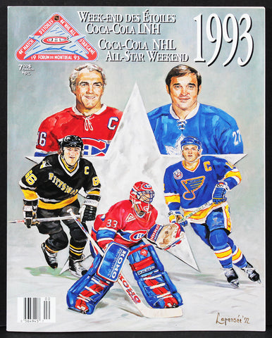 1993 Coca-Cola NHL All-Star Weekend Magazine