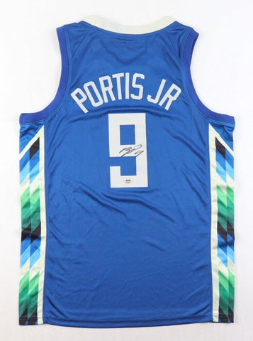 Bobby Portis Jr. Signed Milwaukee Bucks Jersey (PSA) 2021 NBA Champion Forward
