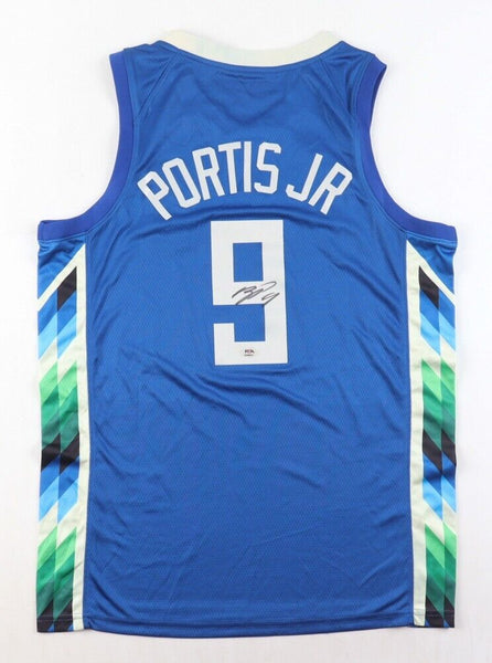 Bobby Portis Jr. Signed Milwaukee Bucks Jersey (PSA) 2021 NBA Champion Forward