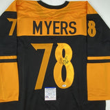 Autographed/Signed NICK CASTLE Michael Myers Halloween Black Jersey PSA/DNA COA