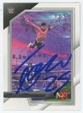 Cruz Del Toro WWE Authentic Signed 2022 Panini NXT #79 Card BAS #BS86715