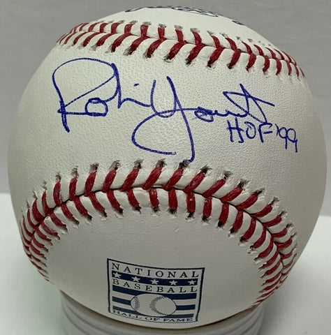 Milwaukee Brewers ROBIN YOUNT Signed Official MLB Baseball w/ "3142" AUTO - JSA
