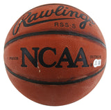 UTEP Don Haskins "Best Wishes" Signed Rawlings NCAA I/O Basketball BAS #BU55120