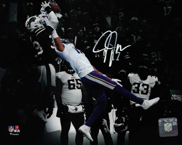 Justin Jefferson Autographed Minnesota Vikings 8x10 Photo BAS 39347