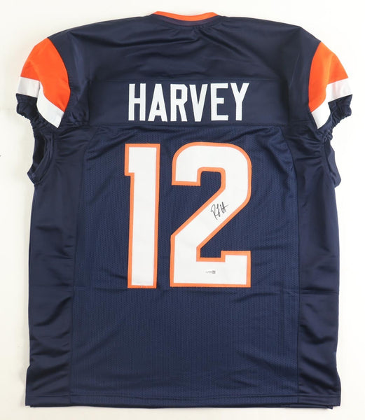 R J Harvey Signed Denver Broncos Pro Cut Jersey (JSA) Ex-UCF RB / 2nd Rnd Pik/RB