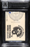 Randy Gradishar Signed Ohio State Buckeyes 11/24/73 Ticket Stub Slab BAS 40253
