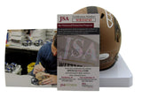 Justin Tucker Signed/Auto Salute to Service Mini Helmet Ravens JSA 189759
