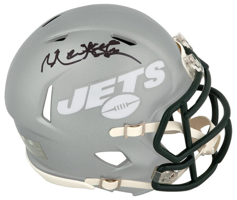 Mark Gastineau Signed New York Jets FLASH Riddell Speed Mini Helmet - (SS COA)