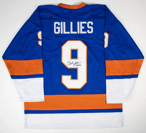 Clark Gillies Signed New York Islanders Jersey "HOF 02" (JSA COA) Left Winger