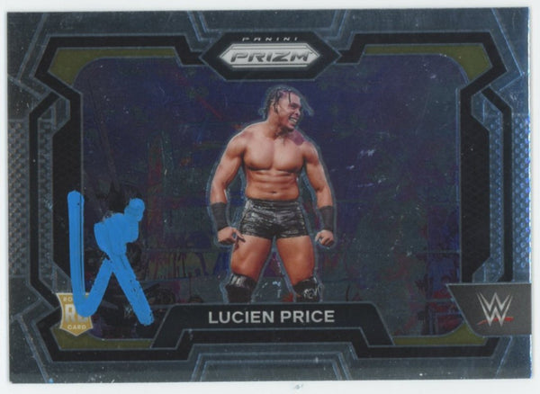 Lucien Price WWE Authentic Signed 2024 Panini Prizm #43 Card BAS #BS86878