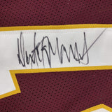 Autographed/Signed Dexter Manley Washington Burgundy Jersey JSA COA