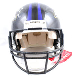 Ray Lewis Ravens F/S ProLine Helmet w/ 5 Insc- Beckett Auth *White Full Name