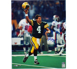 Brett Favre Signed Green Bay Packers Unframed 16x20 Photo "The Kid"