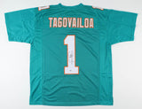 Tua Tagovailoa Signed Miami Dolphins Jersey (Beckett) #5 Overall Pick 2020 Draft