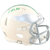 Devonta Smith Autographed Philadelphia Eagles Mini Helmet Retro Beckett W 58581