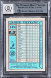 Kings Dave Taylor Signed 1990 Bowman #149 Card Auto Gem Mint 10! BAS Slabbed