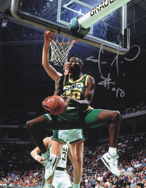 Shawn Kemp Autographed Signed 11x14 Photo Seattle Supersonics MCS Holo #64120