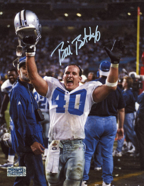 BILL BATES AUTOGRAPHED SIGNED DALLAS COWBOYS 8x10 PHOTO COA