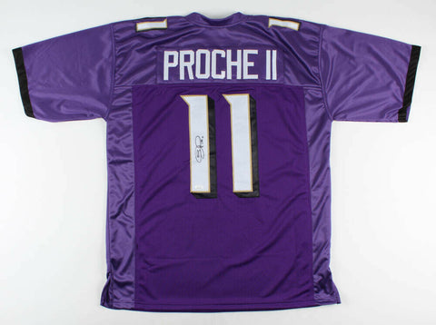James Proche Signed Baltimore Ravens Jersey (JSA COA) 2020 6th Rd Draft Pick WR