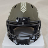 PUKA NACUA SIGNED LOS ANGELES RAMS STS SPEED MINI HELMET FANATICS HOLOGRAM