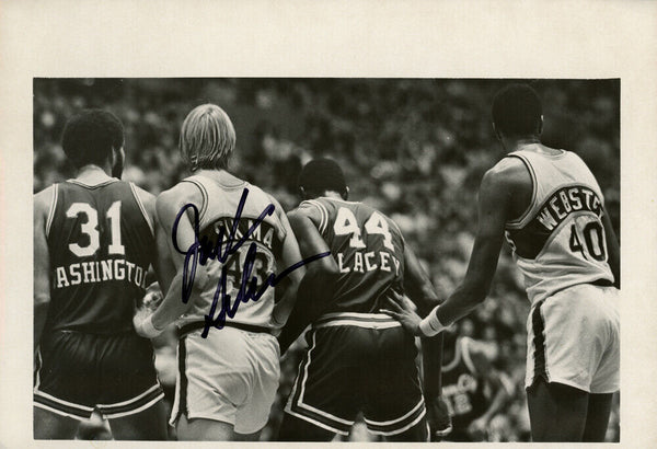Jack Sikma Autographed Signed 8x11.5 Photo Seattle Supersonics MCS Holo #70216