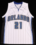 Mo Wagner Signed Magic Jersey (PA COA) Brother of Franz/ Orlando Teammate Center