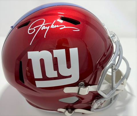 Giants LAWRENCE TAYLOR Signed Full Size FLASH Replica Speed Helmet AUTO - BAS