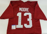 Malachi Moore Signed Alabama Crimson Tide Jersey (PSA COA) 2021 Soph Defs,. Back