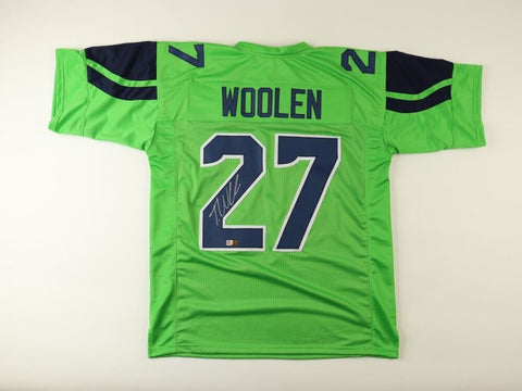 Tariq Woolen Signed Seattle Seahawks Jersey (Players Ink Holo) 2022 Pro Bowl D.B