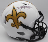 Alvin Kamara Autographed Lunar Eclipse Full Size Helmet Saints Beckett 1W403534