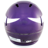 Justin Jefferson Autographed Minnesota Vikings F/S TB Helmet Beckett WIT 52896