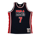 Larry Bird Signed Dream Team Authentic 1992 Mitchell & Ness Navy Jersey