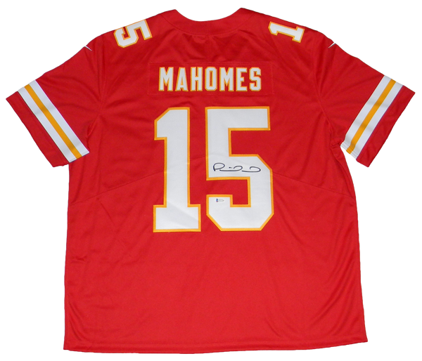 PATRICK MAHOMES AUTOGRAPHED KANSAS CITY CHIEFS RED NIKE LIMITED JERSEY BECKETT