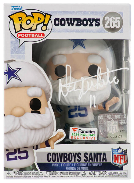Danny White Signed Dallas Cowboys SANTA Funko Pop Doll #265 - (SCHWARTZ COA)