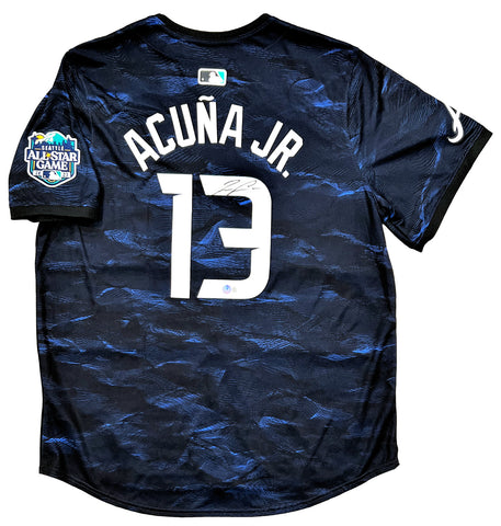 Ronald Acuna Jr. Atlanta Braves Signed Nike 2023 MLB All-Star Limited Jersey BAS