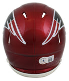 Patriots Richard Seymour Authentic Signed Flash Speed Mini Helmet BAS Witnessed