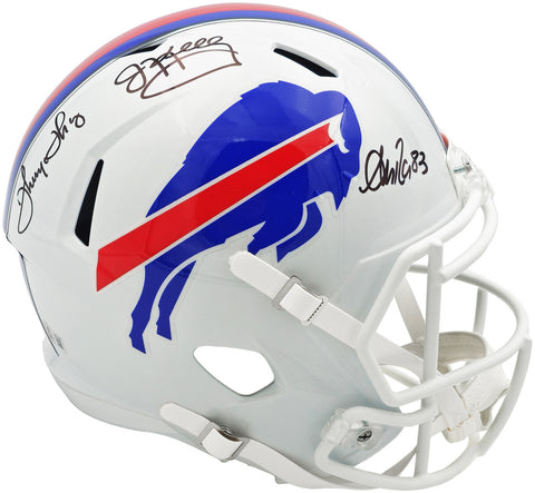 KELLY THOMAS REED AUTOGRAPHED BILLS TEAM GREATS FULL SIZE HELMET BECKETT 236171